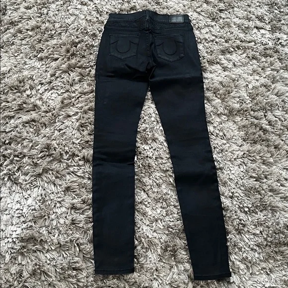 NEW True Religion “Halle” Mid-Rise Super Skinny Jeans – Size 25 – NWOT - Picture 5 of 13